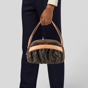 Louis Vuitton Klara Handbag Monogram Canvas Brown